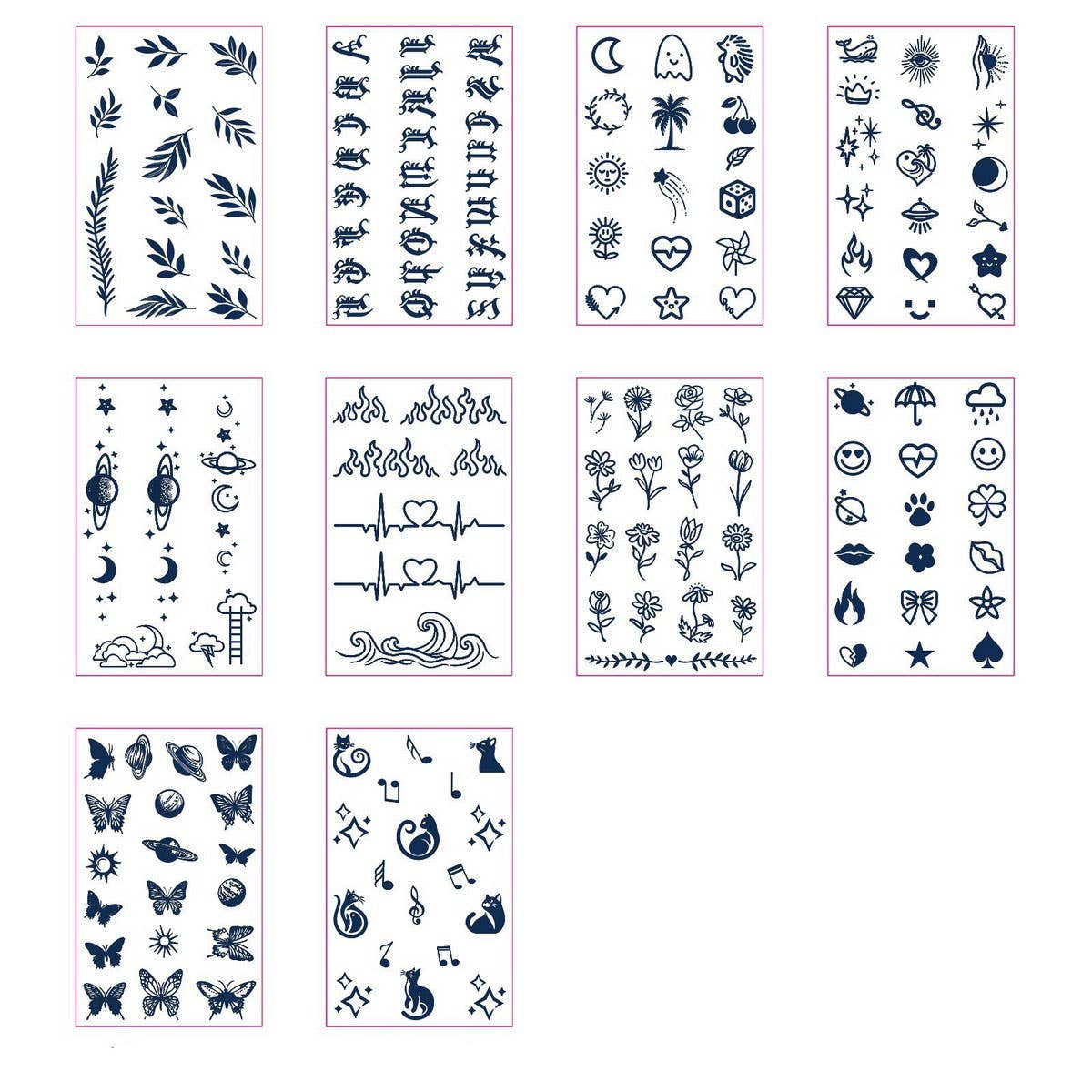 Herbal Juice Finger Tattoos Cute & Minimal Style