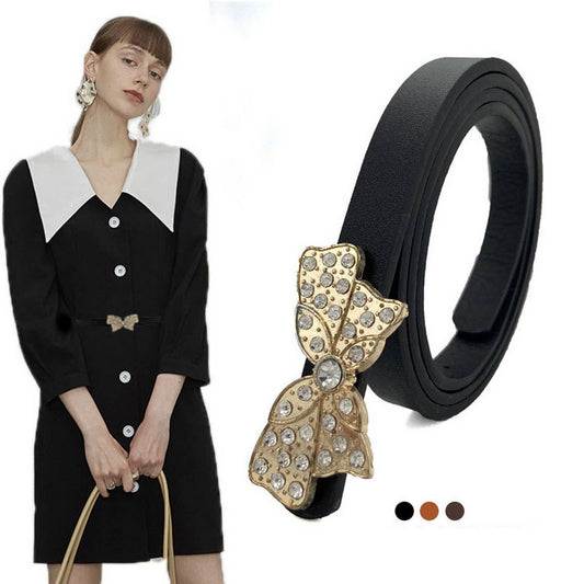 LADIES DIAMOND THIN BELT FEMALE DECORATION_CWABE0708