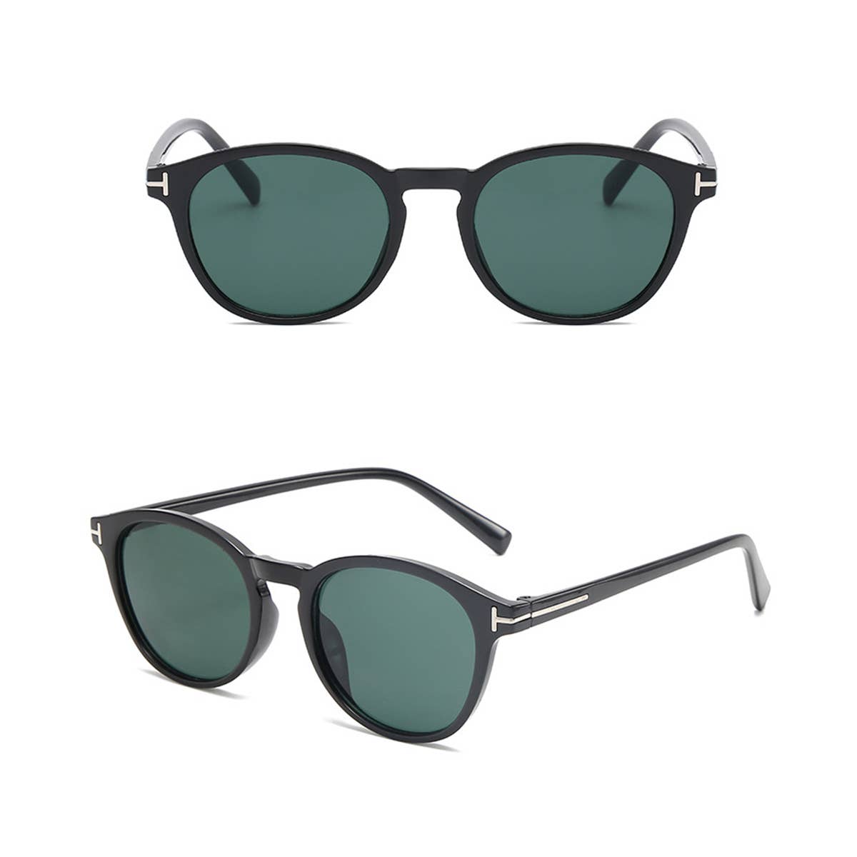 NEW FASHION RETRO ROUND FRAME SUNGLASSES