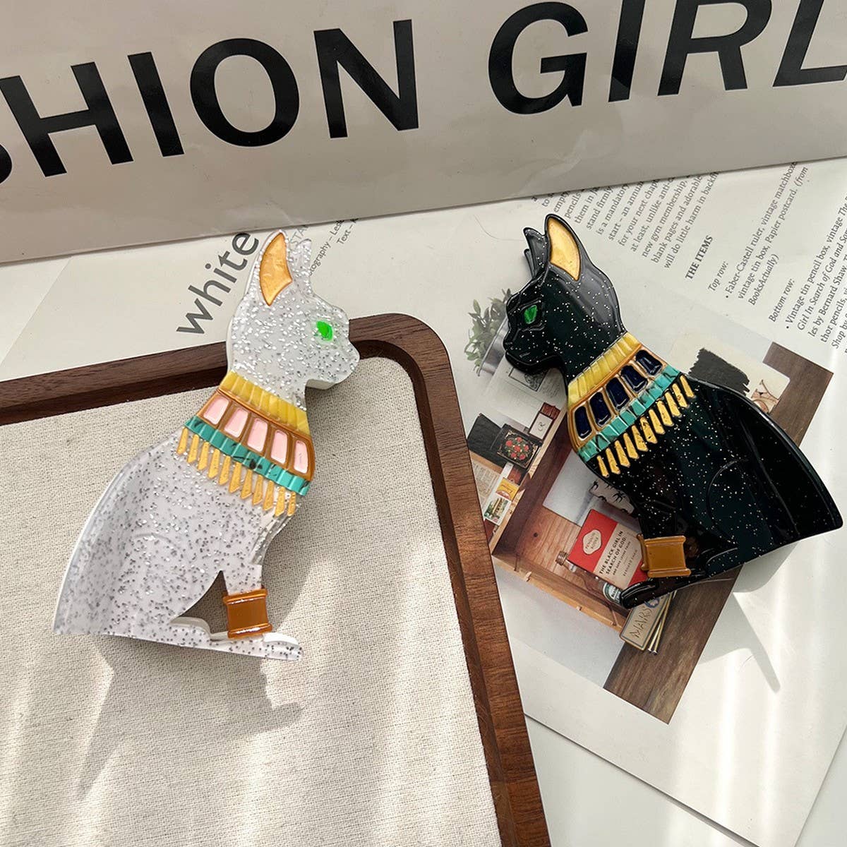 New Cat Acetate Hair Clip for Unique Style