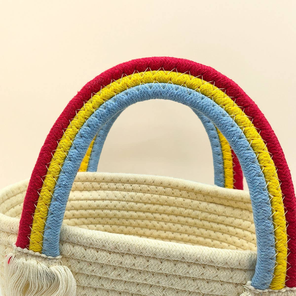 RAINBOW CLOUD HANDBAG WOVEN BAG_CWAB1887