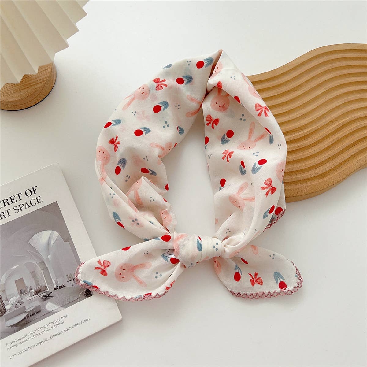 Cotton Linen Square Scarf for Women¡¯s Neck Wrap