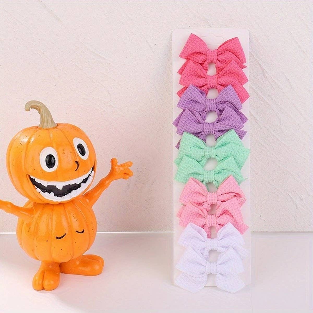 1.6" Handmade Fabric Bow Clips for Girls_CWAHA6756