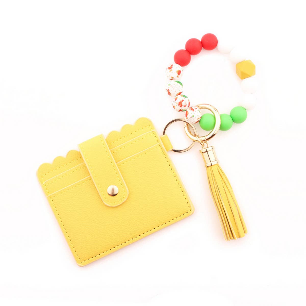 WOMEN CHRISTMAS TREE WALLET KEYCHAIN
