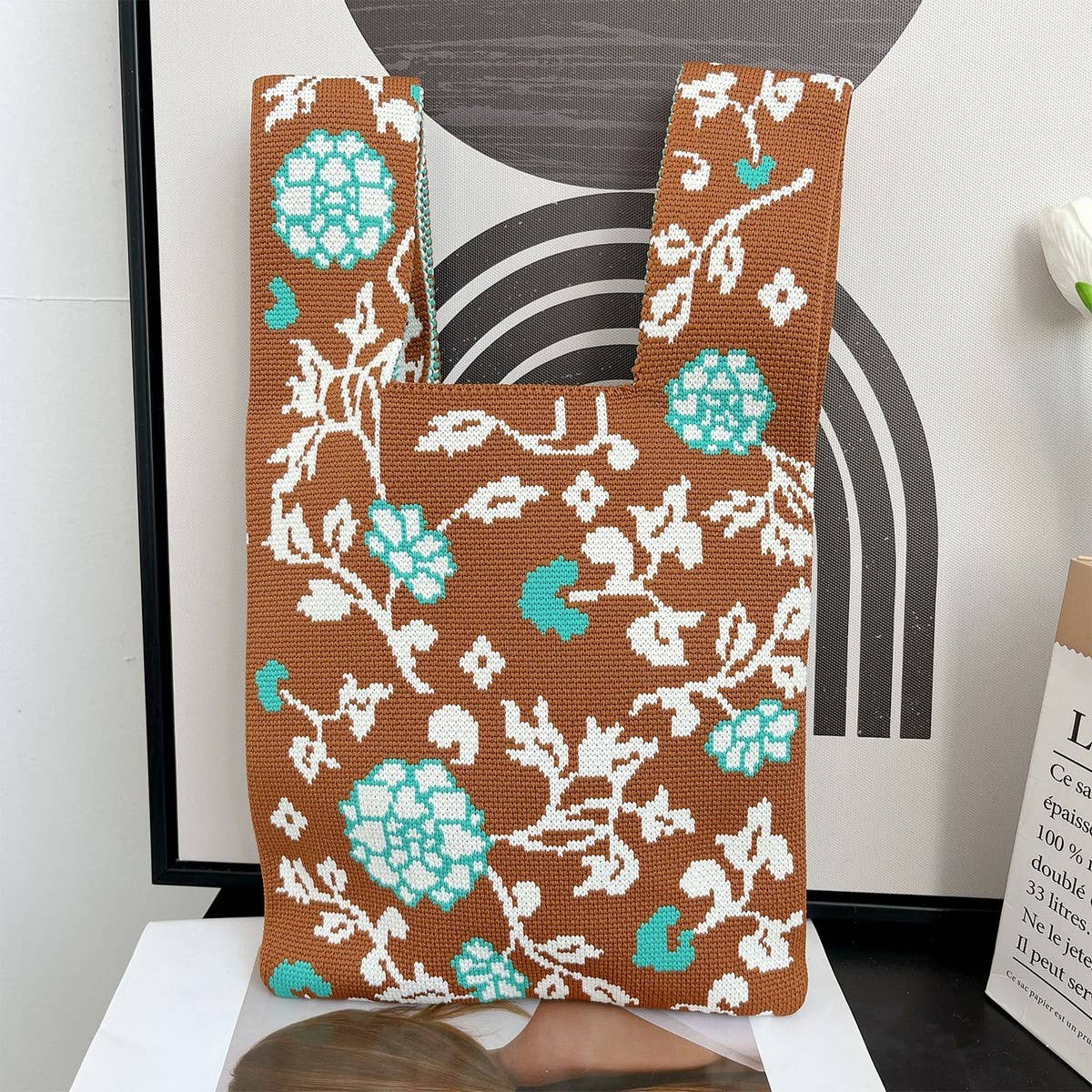 CWAB06033_CASUAL KNIT HANDBAG WOMEN¡¯S SHOULDER TOTE BAG