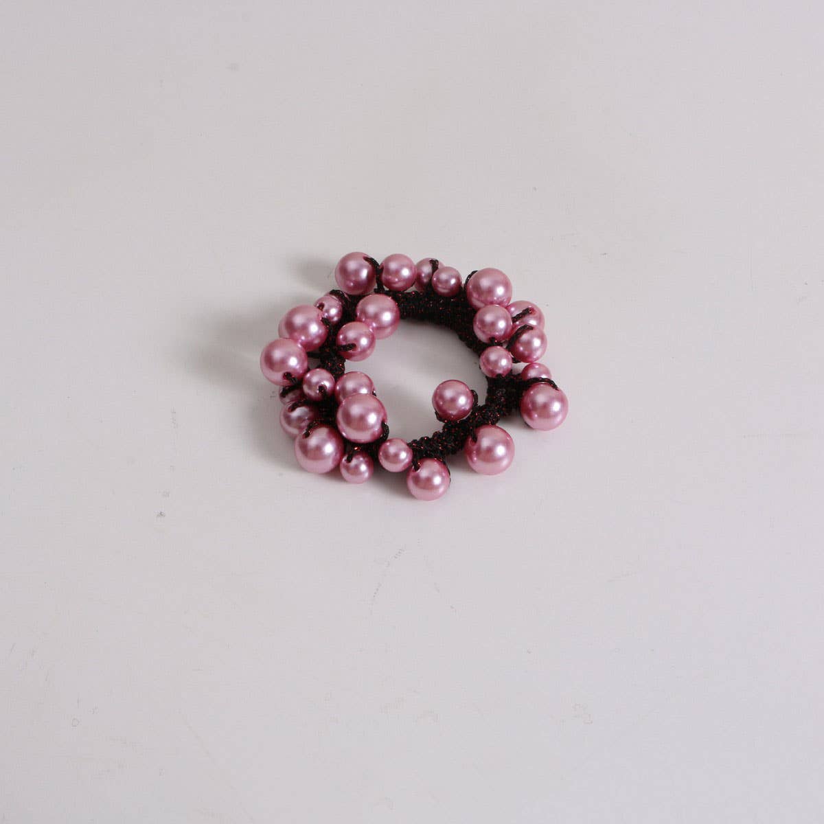 Pearl Hair Tie Boho Bun Holder for Women_CWAHA6762