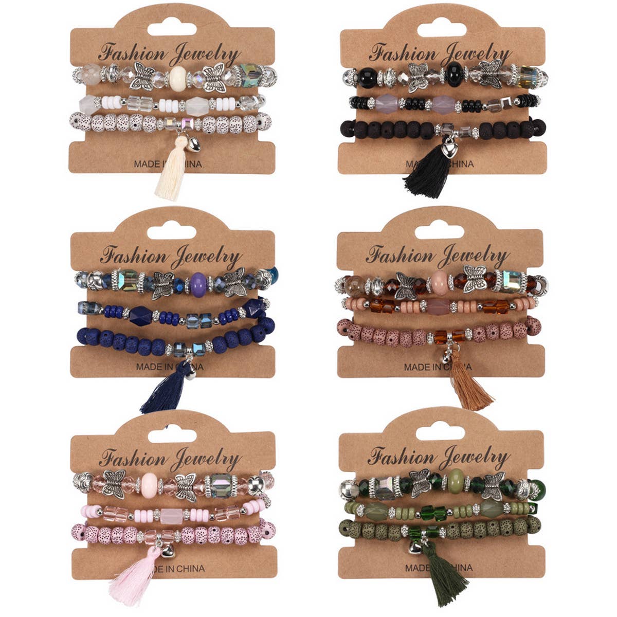 FASHION BOHEMIAN TASSEL BUTTERFLY BRACELET_CWAJE2232