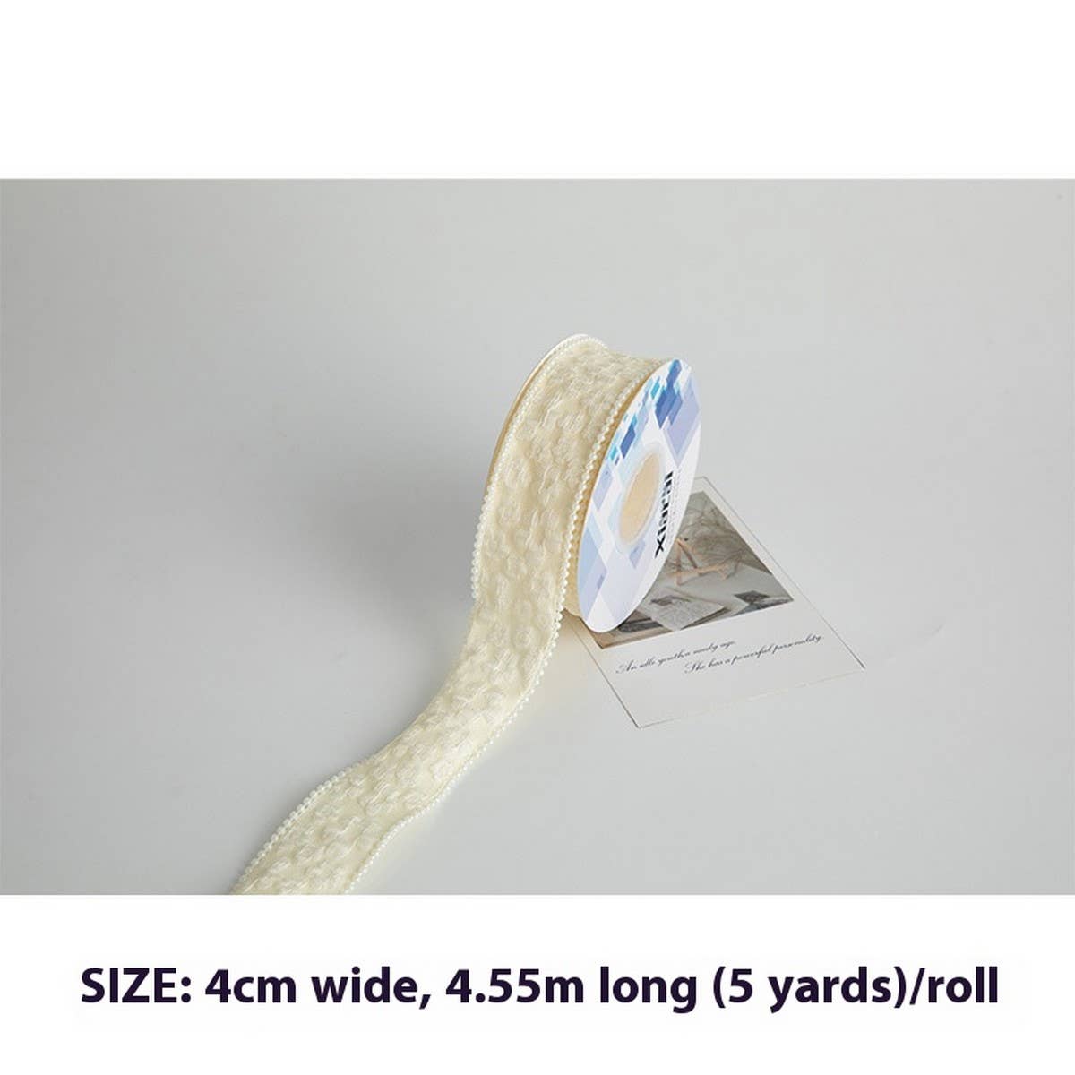 DIY FLORAL RIBBON WITH THREE-DIMENSIONAL PATTERN