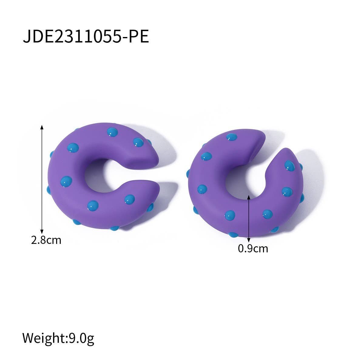 PERSONALIZED FASHIONABLE C-SHAPED EARRINGS_CWAJE1361