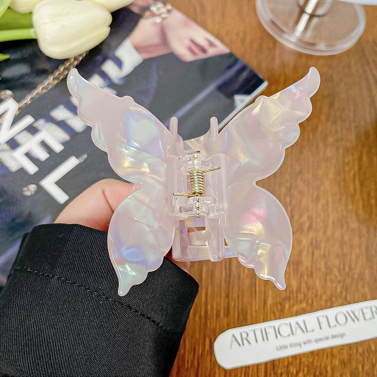 Iridescent Mermaid imitation acetic acid clip