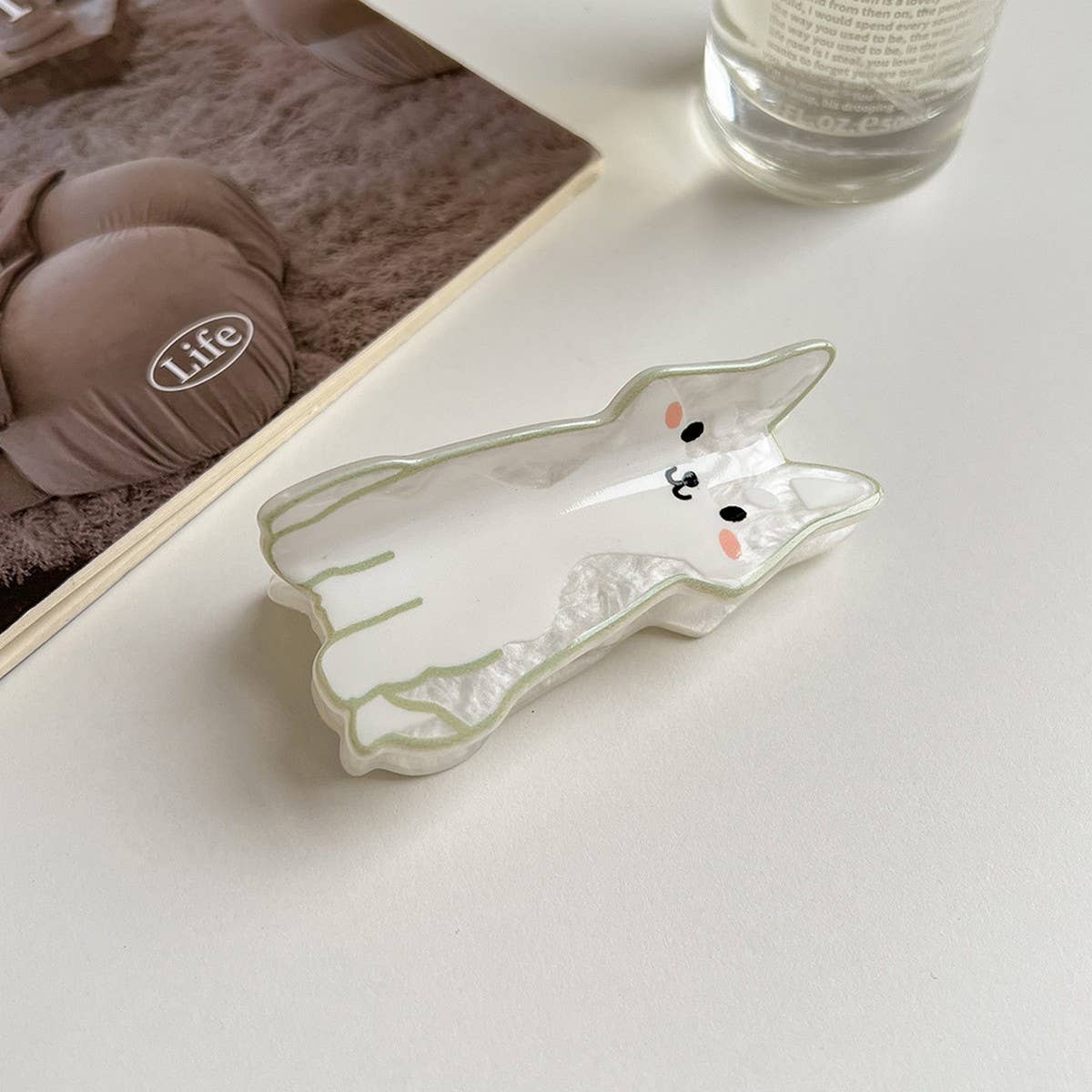 Cute Animal Hair Claw Cat & Dog Medium Shark Clip