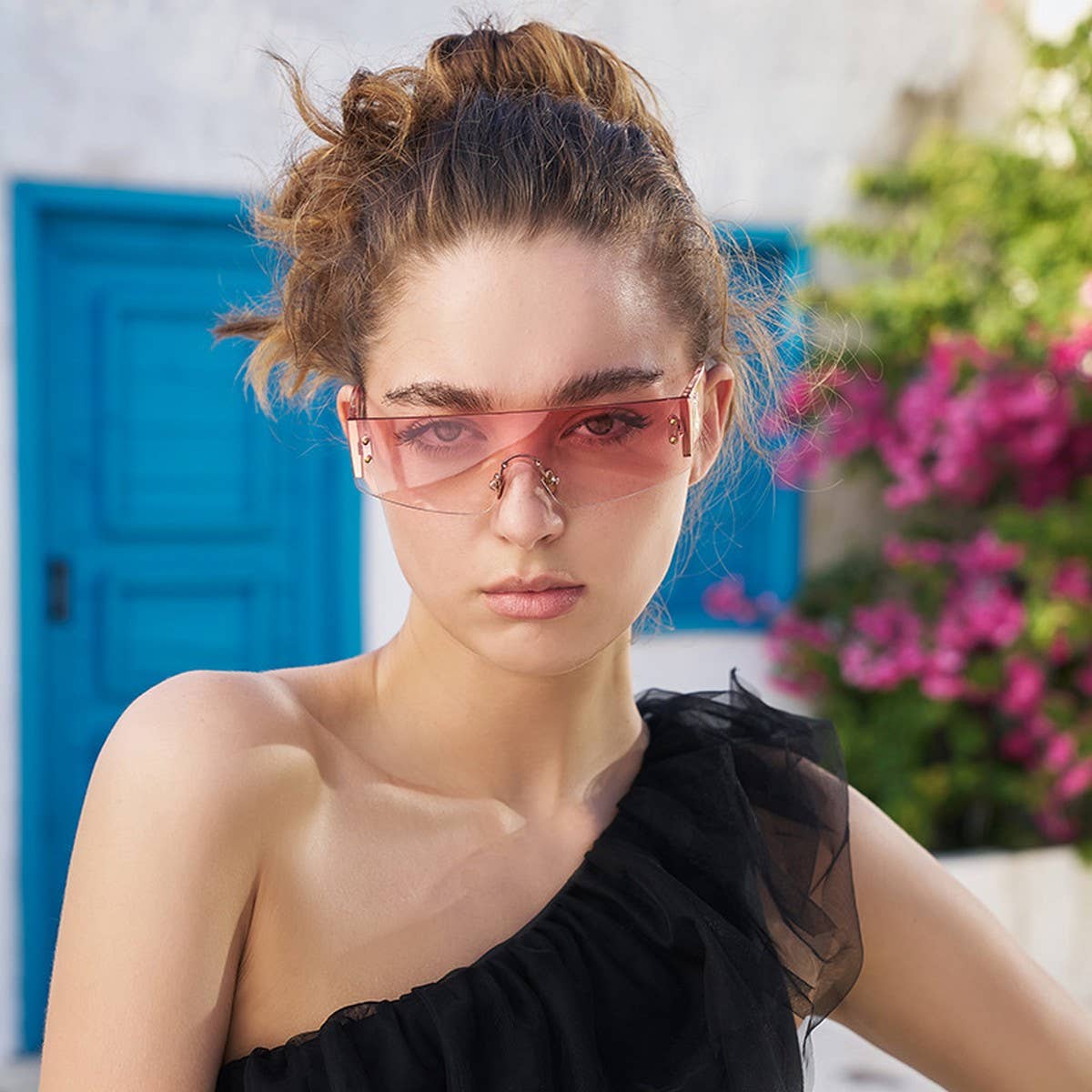 ONE-PIECE FRAMELESS SUNGLASSES PUNK SUNGLASSES_CWASG0602