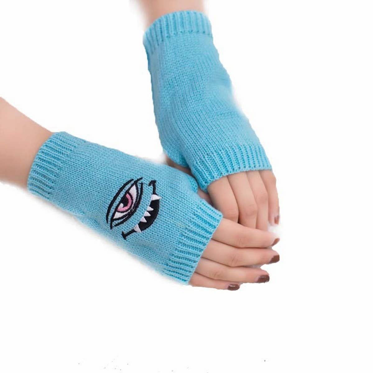 CWAG00533_HARAJUKU KNIT FINGERLESS GLOVES