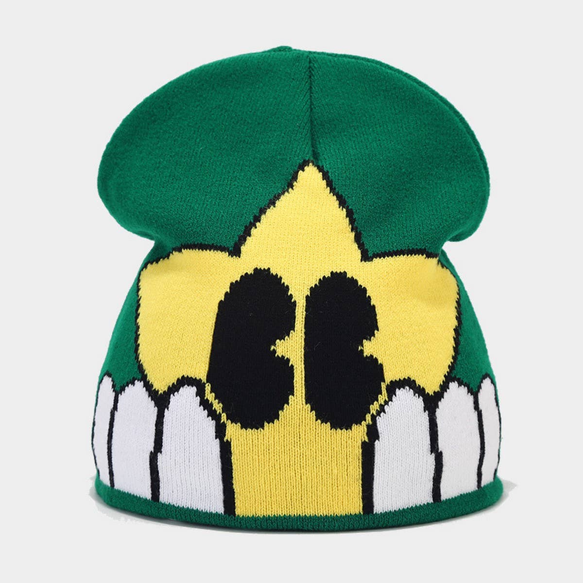 CUTE CARTOON PATTERN WINTER KNITTED HAT