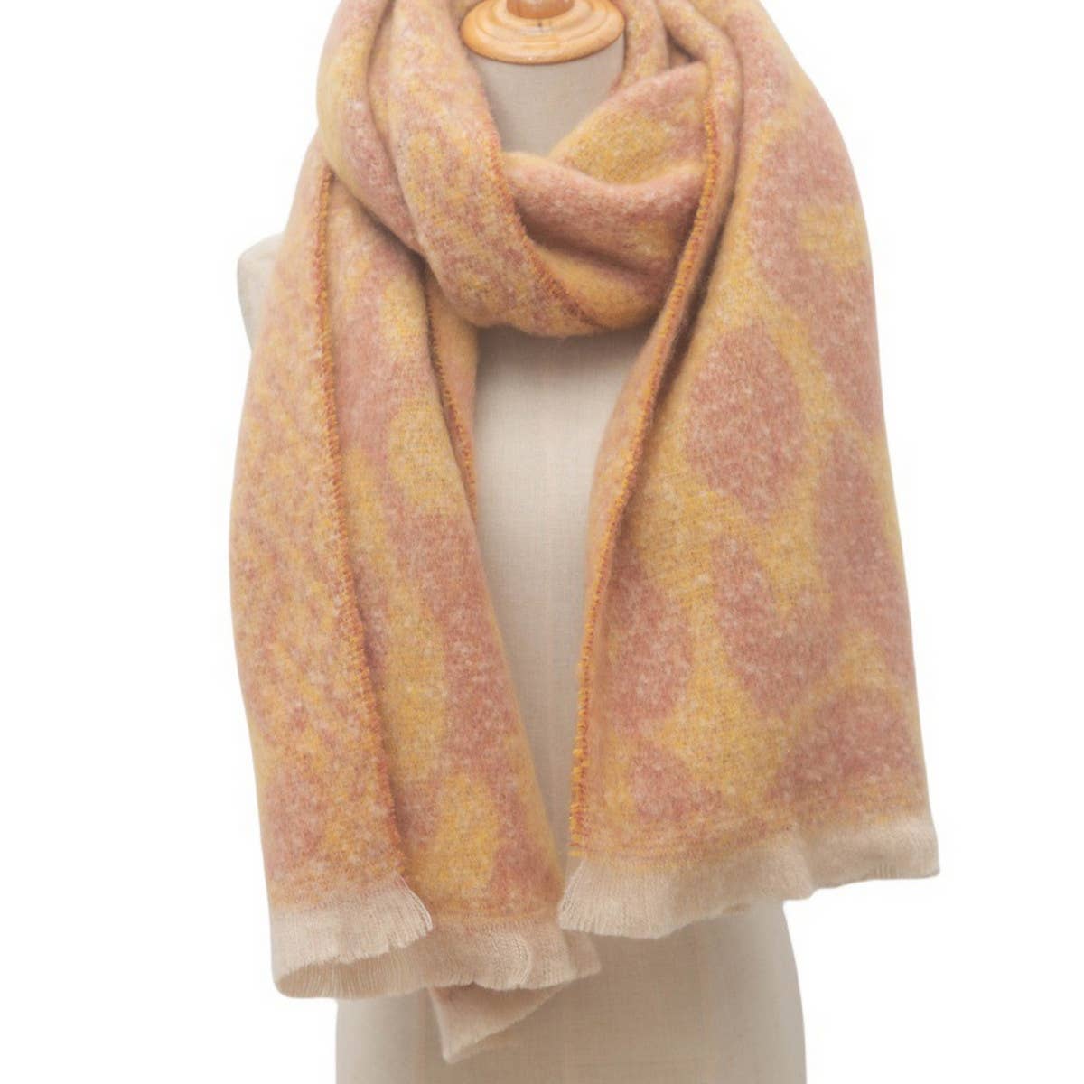 New Jacquard Leopard Print Scarf for Fall & Winter