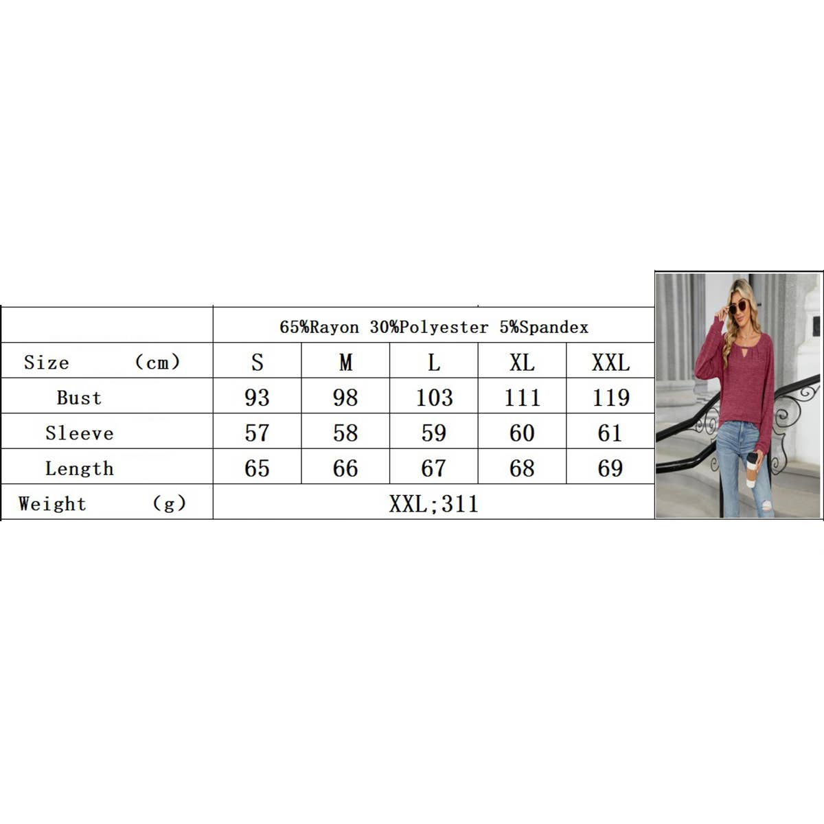 Ruffled fur hollow loose long-sleeved T-shirt