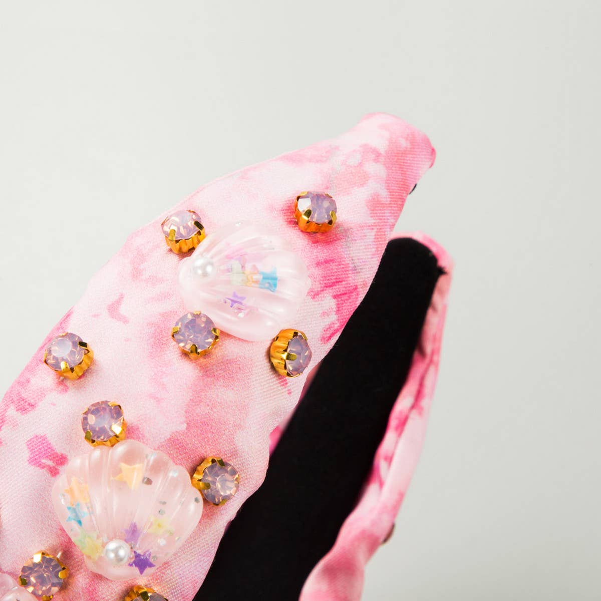 FASHION TIE-DYE FABRIC DIAMOND HEADBAND_CWAHA2140