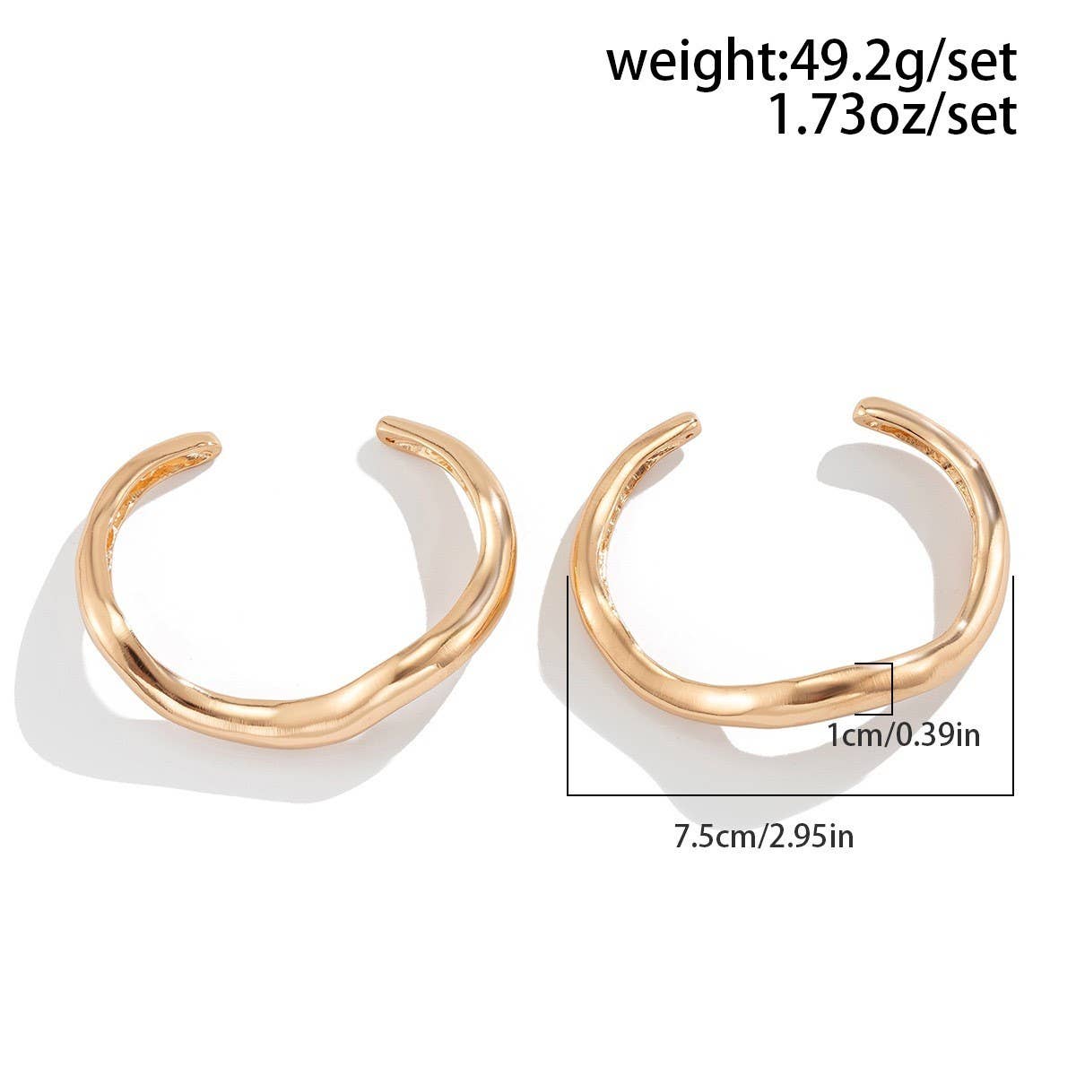 FASHIONABLE AND SIMPLE ALLOY ROUND RING BRACELET_CWMM3089