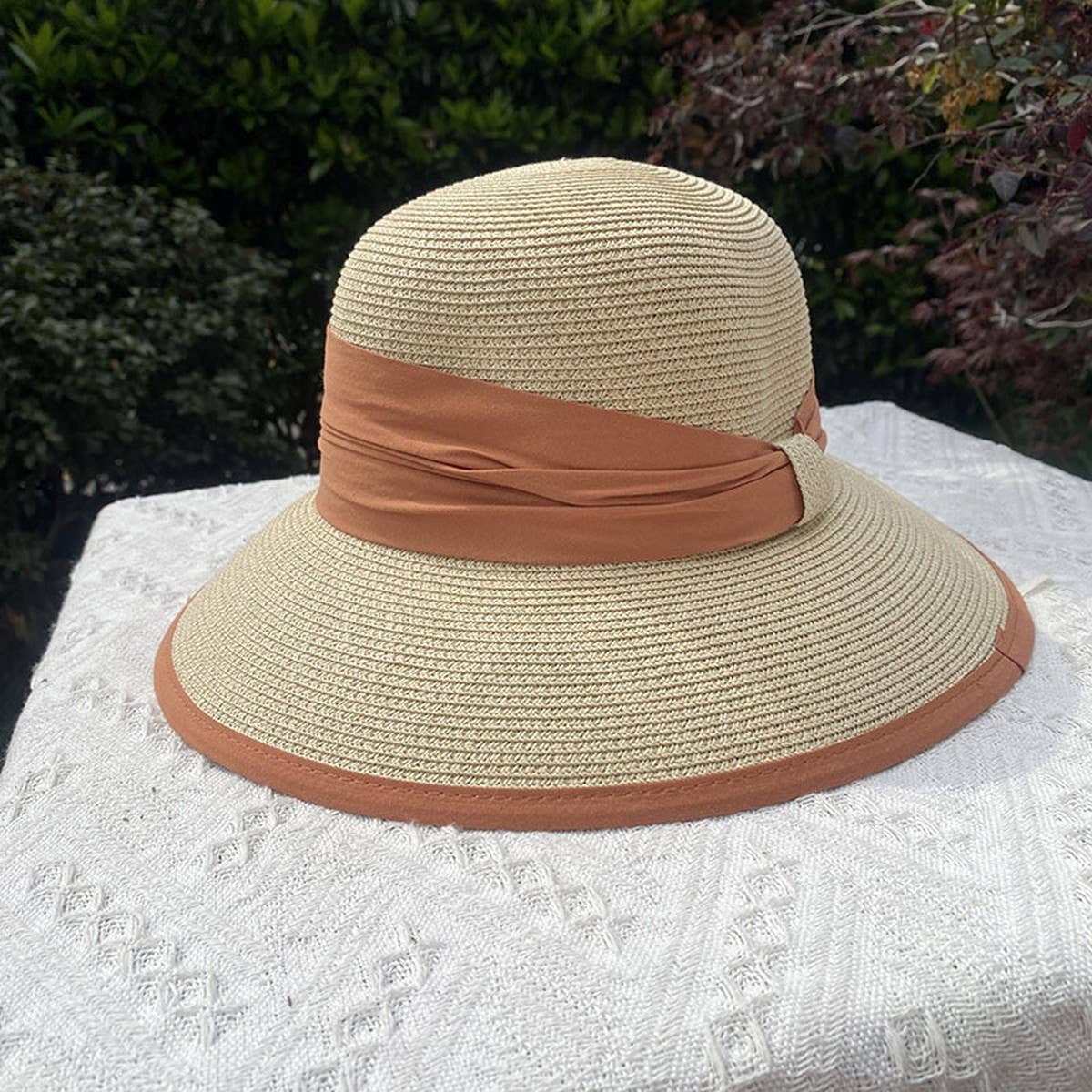 Summer sun protection oversized brim sun hat_CWAH3467