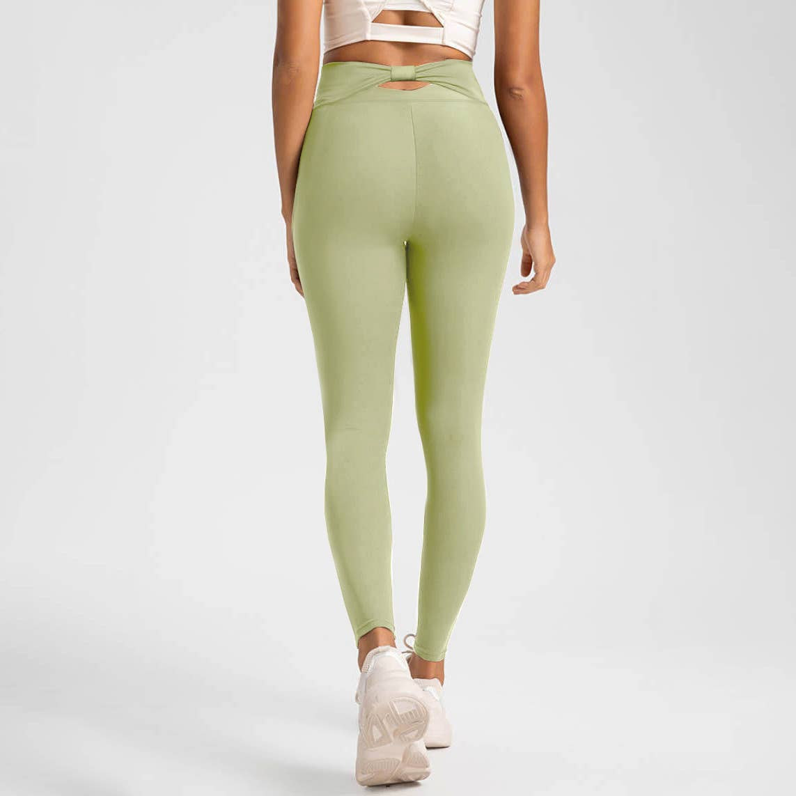 Nude high-waisted tight hip-lifting yoga pants