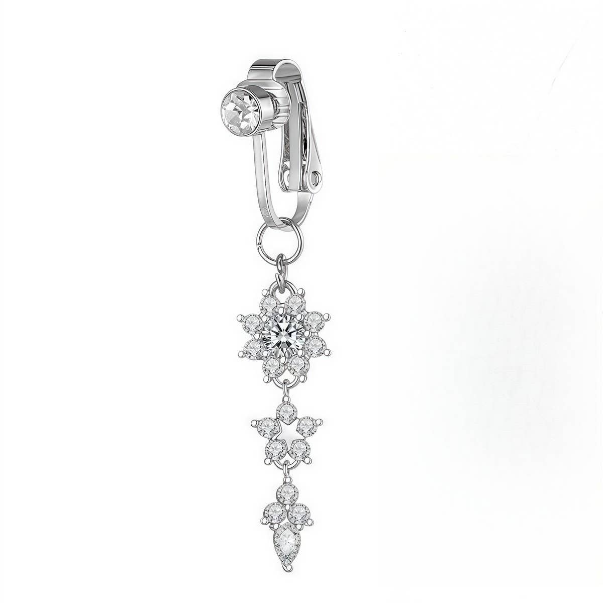 Fake Belly Button Ring ??Clip-On No Piercing_CWMM9191
