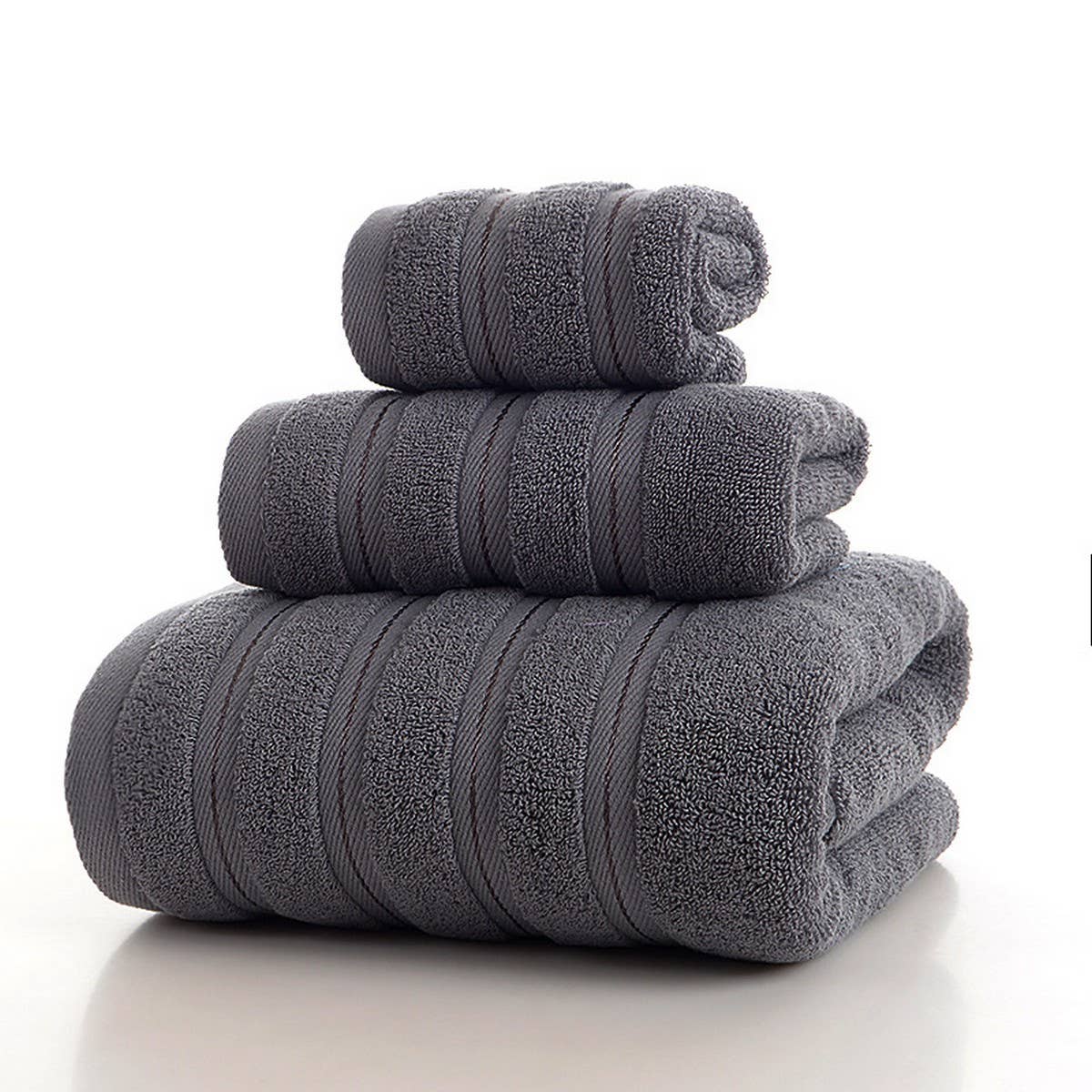 THICKENED COTTON THREE-PIECE ABSORBENT TOWEL