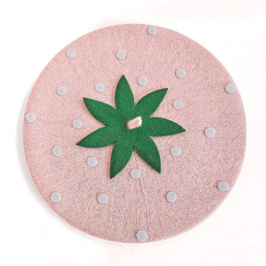 CWAH04559_WOMEN BERET HAT VINTAGE WINTER PAINTER CAP