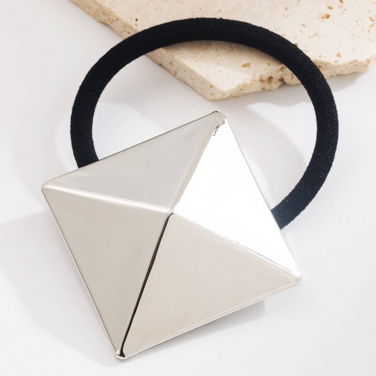 Minimalist Geometric Low Ponytail Hair Tie