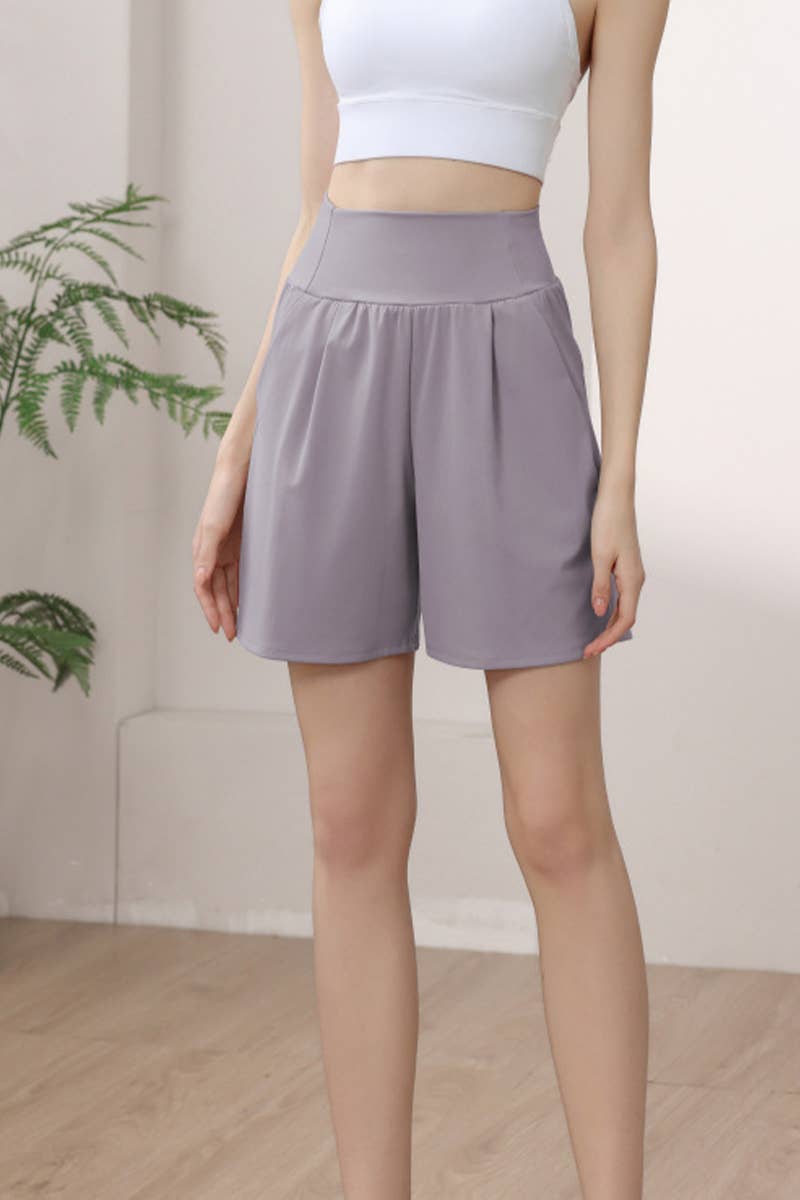 CWBSS0448_SUMMER LOOSE RUNNING YOGA SHORTS CYCLING PANTS