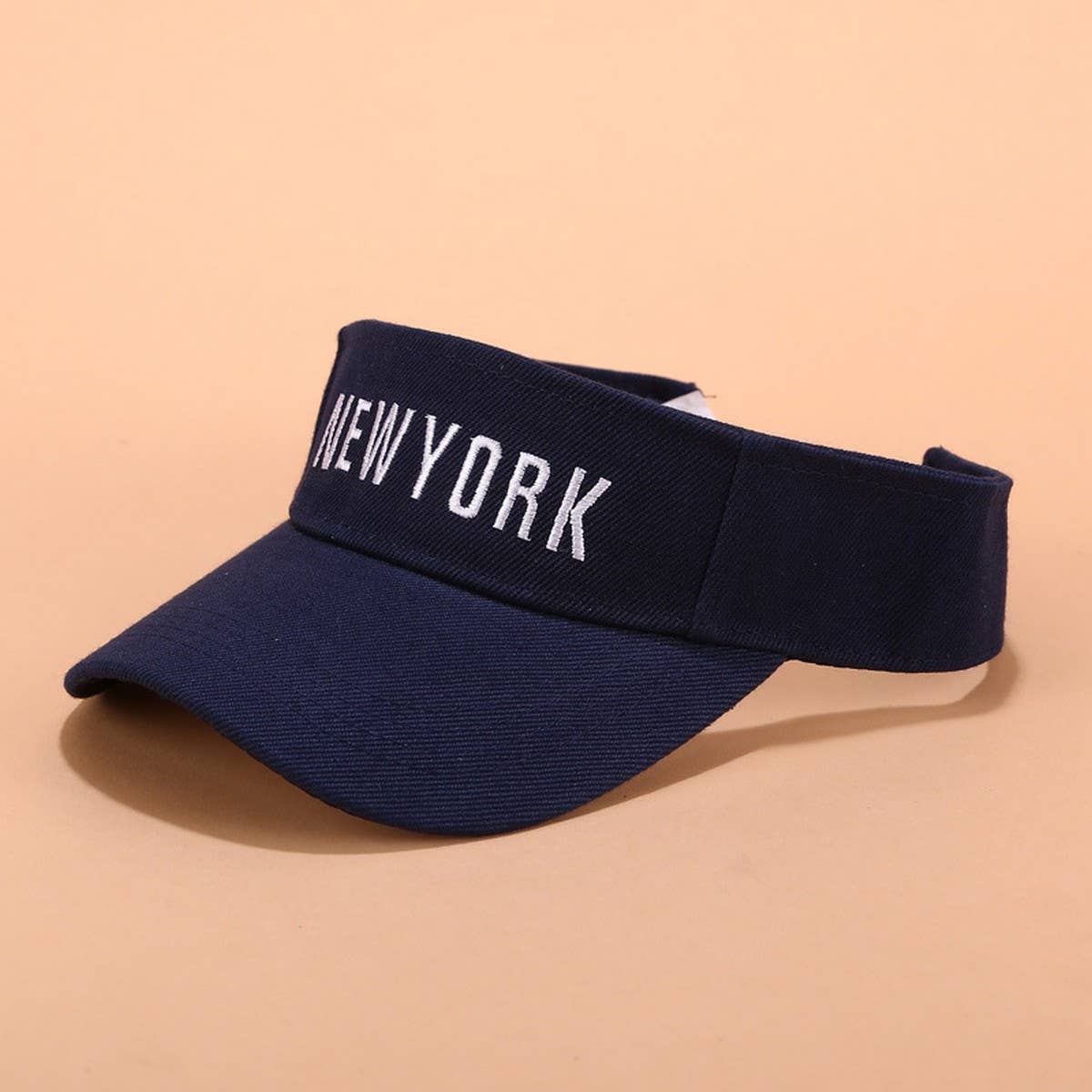 Embroidered Letter Visor Hat - Summer Sunshade Cap_CWAH3284