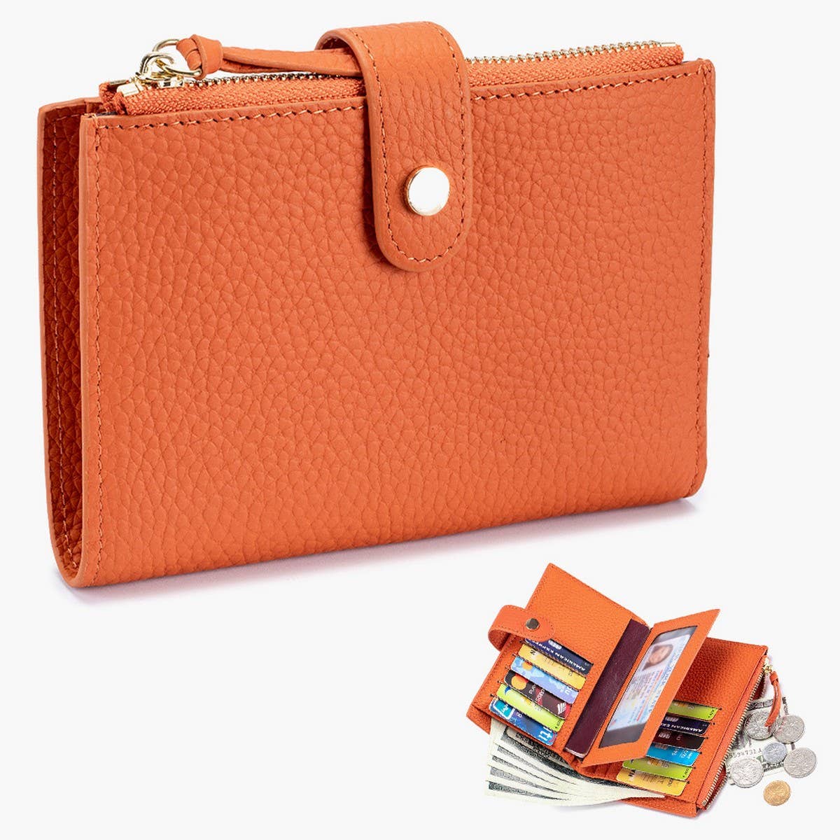 MULTIFUNCTIONAL LARGE CAPACITY SHORT LEATHER WALLET_CWAB3753