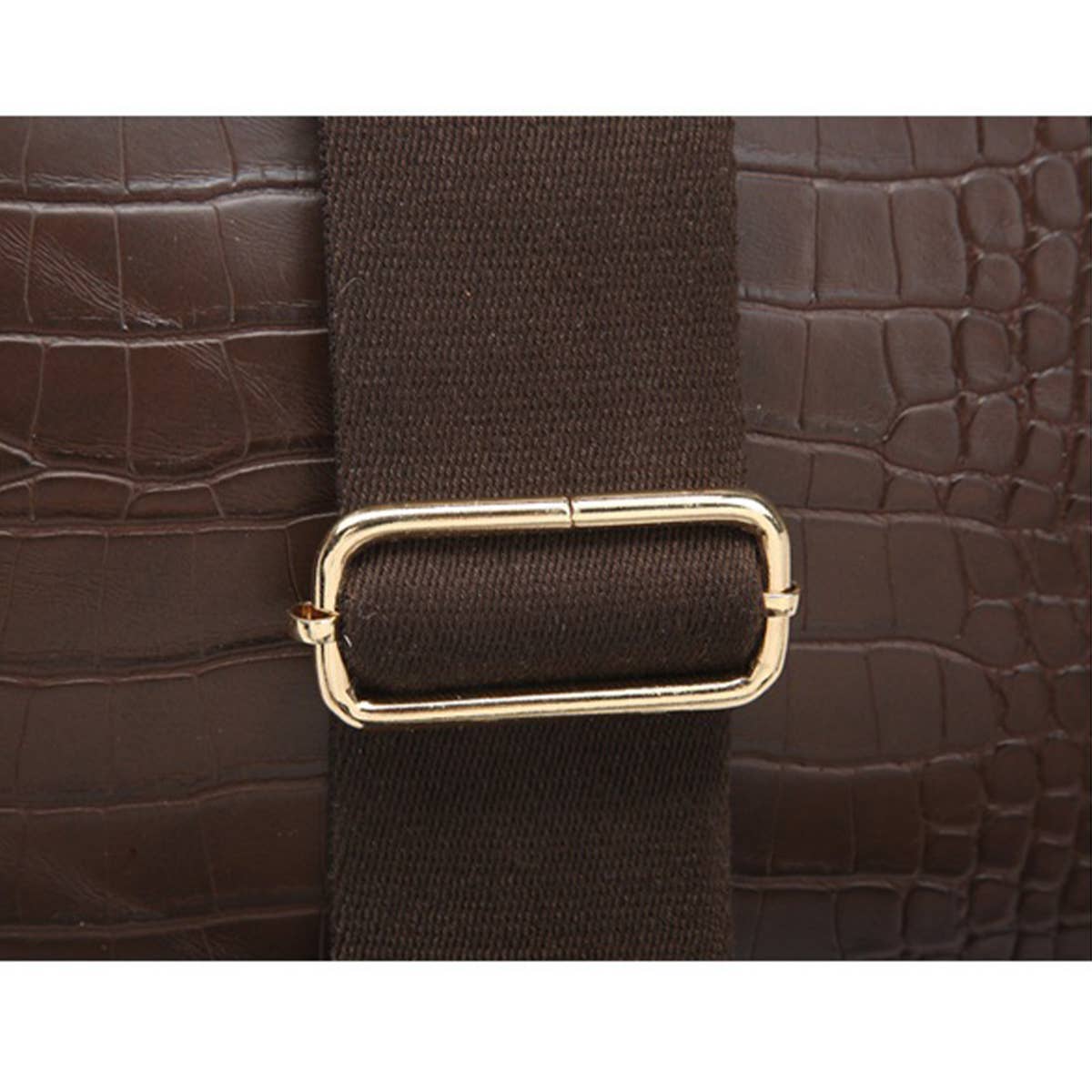 CROCODILE PATTERN ZERO WALLET SHOULDER BAG_CWAB1392