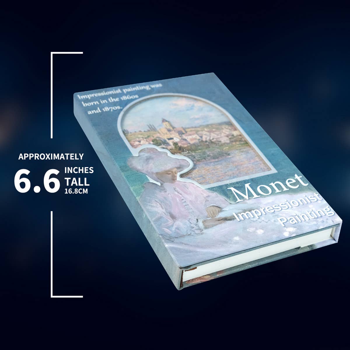 VINTAGE OIL PAINTING GIRL COVER NOTEBOOK