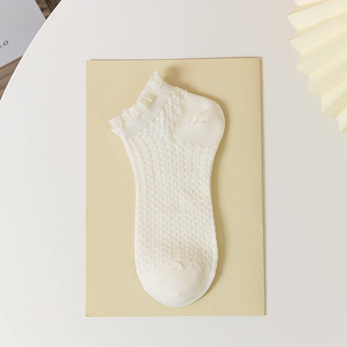 MESH BOAT SOCKS SIMPLE SOLID COLOR GLAS FIBER SOCKS