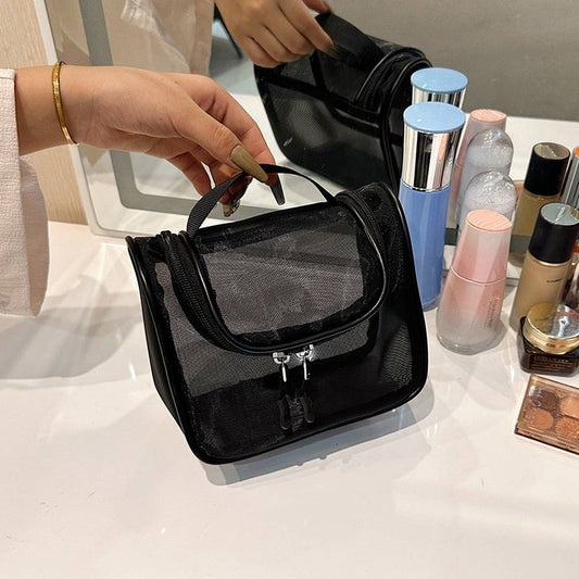 NEW FASHION MESH LARGE CAPACITY COSMETIC BAG_CWAB4459