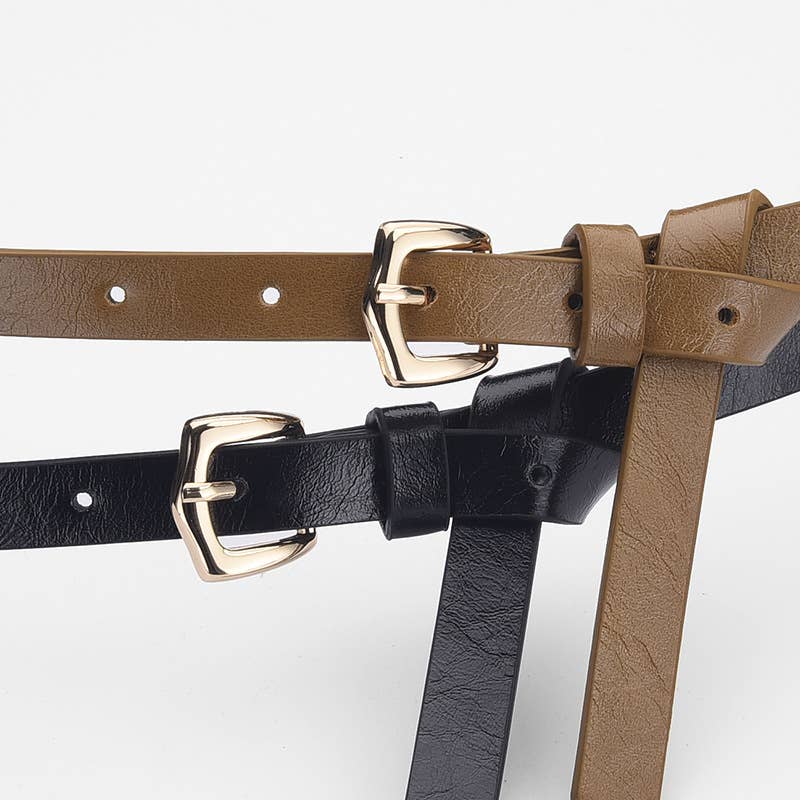 Minimalist belt with sense of fashion and luxury