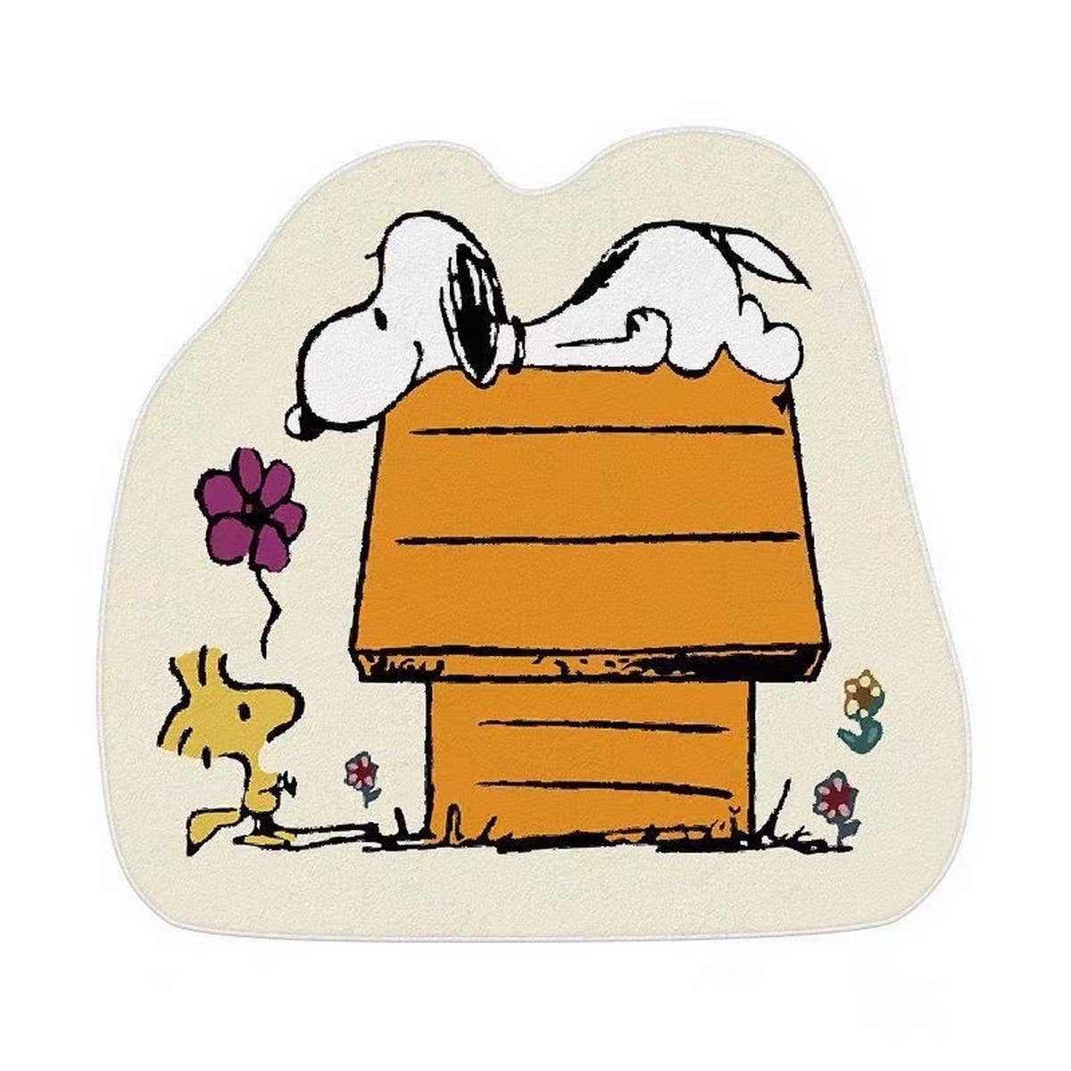 Cartoon Shaped Rug, Faux Fur Kids Room Floor Mat_CWMM7394