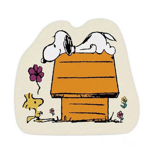 Cartoon Shaped Rug, Faux Fur Kids Room Floor Mat_CWMM7394