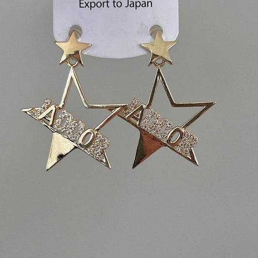 UNIQUE PENTAGRAM EARRINGS