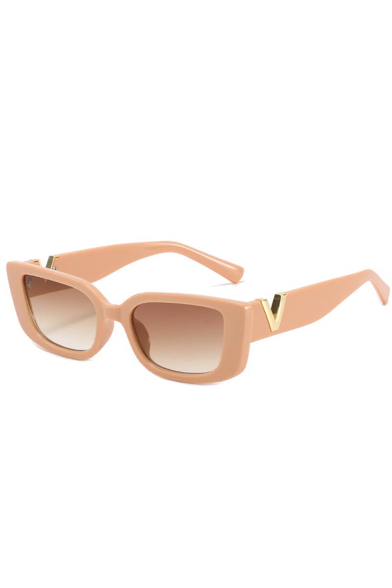 WIDE FRAME CAT EYE FASHION SUNGLASSES