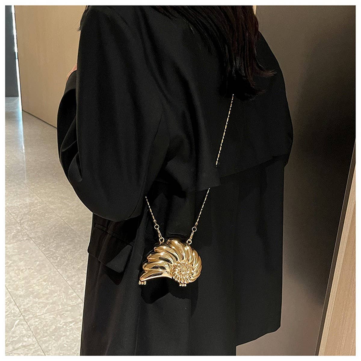 CONCH LIPSTICK  CELEBRITY EVENING BAG CLUTCH BAG_CWAB3264