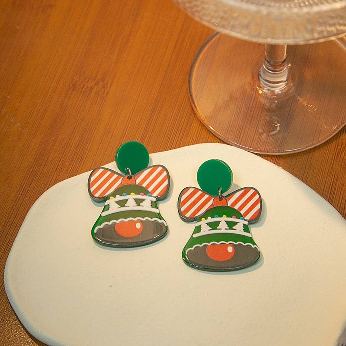 CHRISTMAS CARTOON SWEET DESIGN EARRINGS