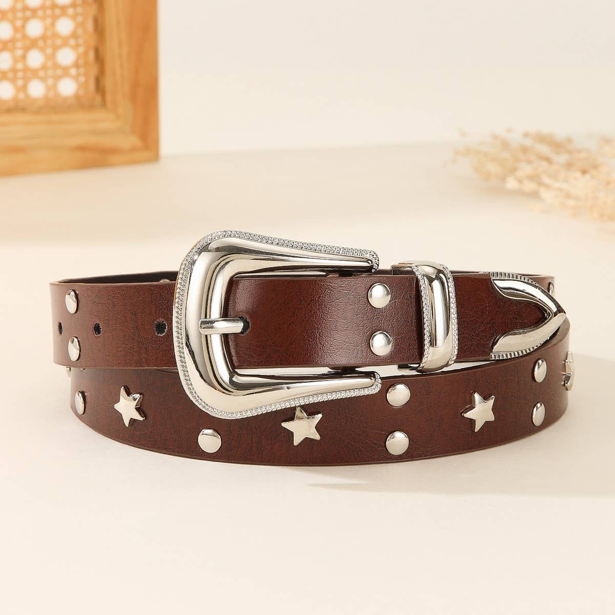 Women??¢s Y2K Star Studded Cute Pin Buckle Belt_CWABE1234