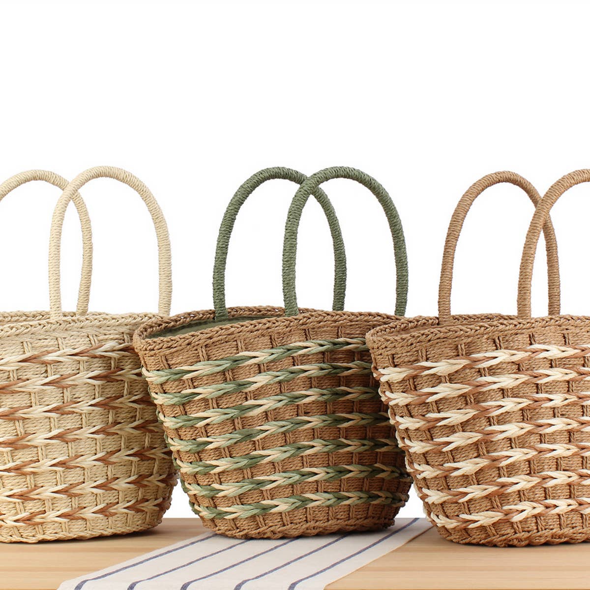 POPULAR SUMMER PORTABLE LARGE-CAPACITY STRAW BAG_CWAB2100