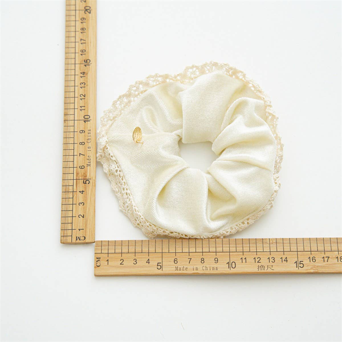 VINTAGE FRENCH VELVET LACE HAIRBAND