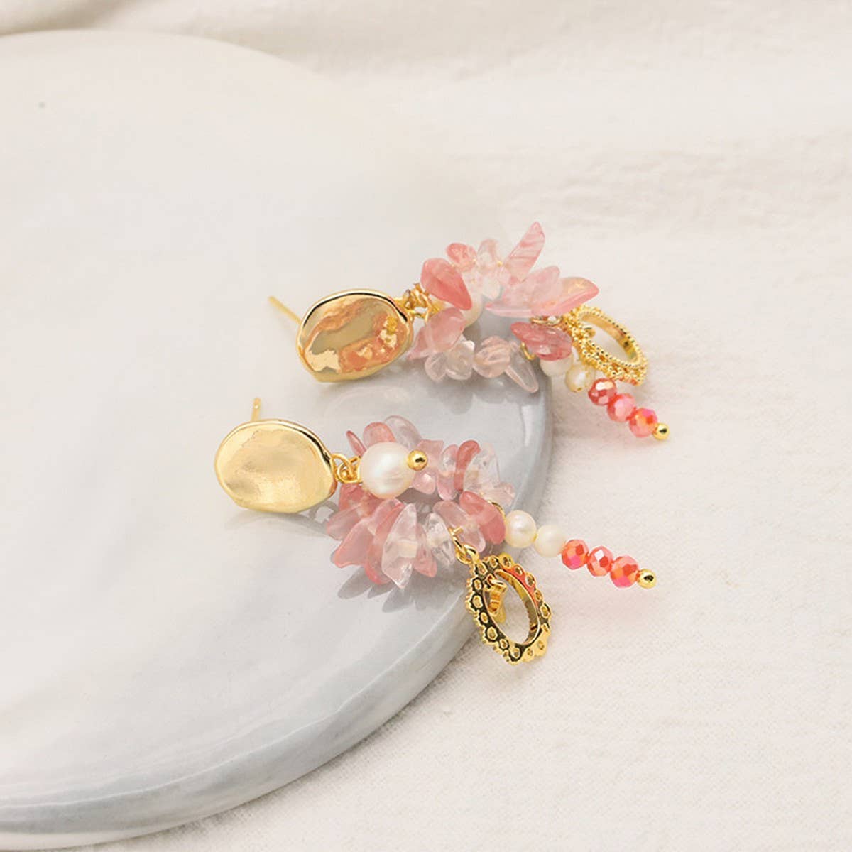 NEW NATURAL FRESHWATER CUTE PEARL EARRINGS