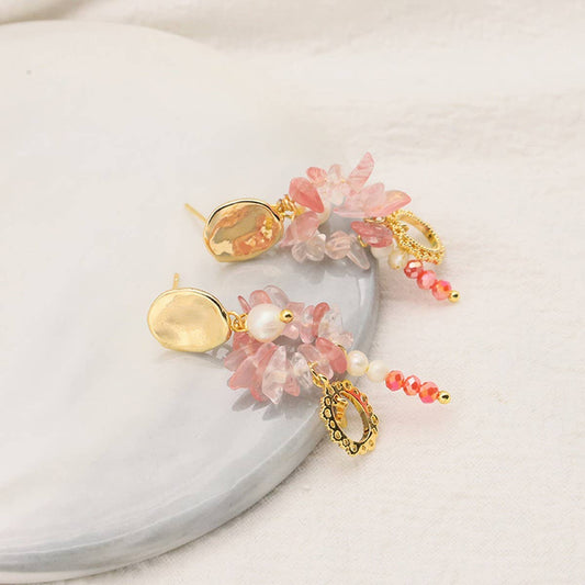 NEW NATURAL FRESHWATER CUTE PEARL EARRINGS