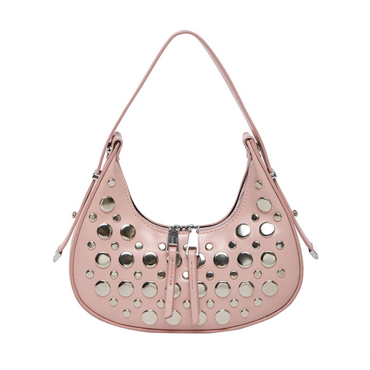 Rivet fashionable casual single-shoulder bag