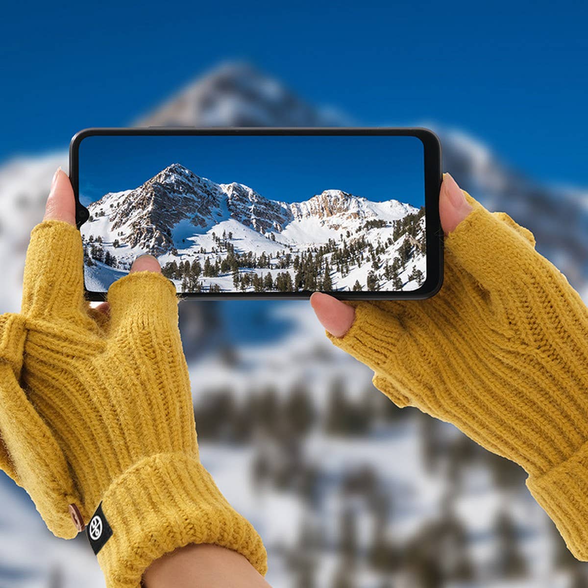 WINTER HALF-FINGER KNITTED TOUCH SCREEN GLOVES_CWAG0407