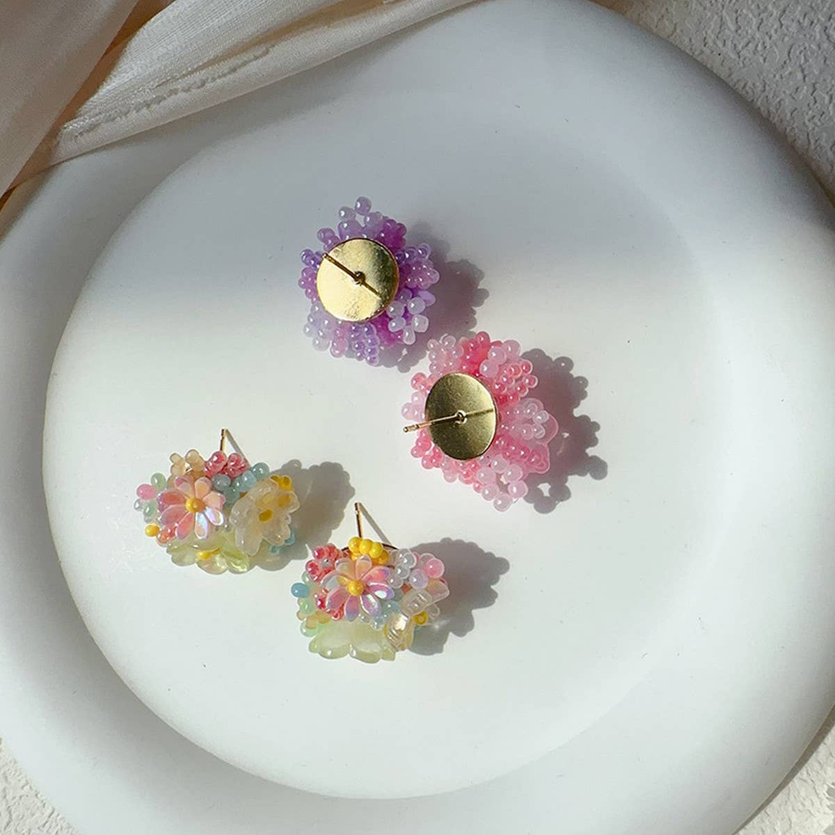 DOPAMINE ATMOSPHERE SWEET FLOWER EARRINGS
